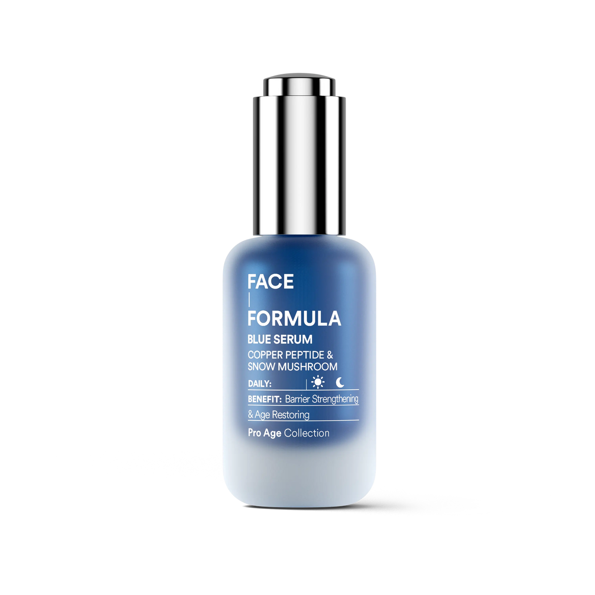 Blue serum från face formula fd. Elixir Blått serum för anti-age  och djup återfuktning