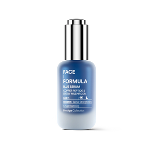 Blue serum från face formula fd. Elixir Blått serum för anti-age  och djup återfuktning
