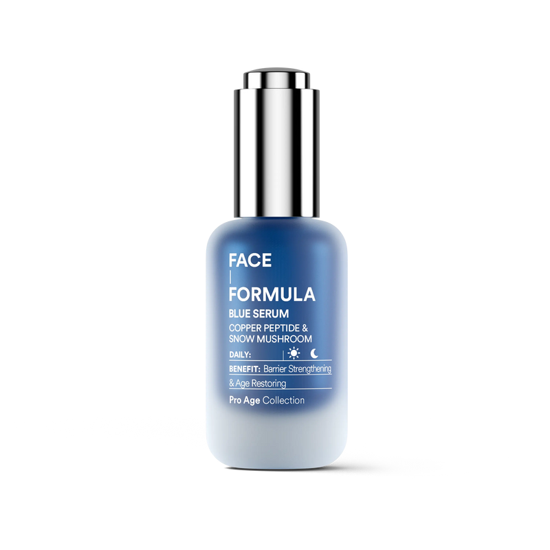 Blue serum från face formula fd. Elixir Blått serum för anti-age  och djup återfuktning