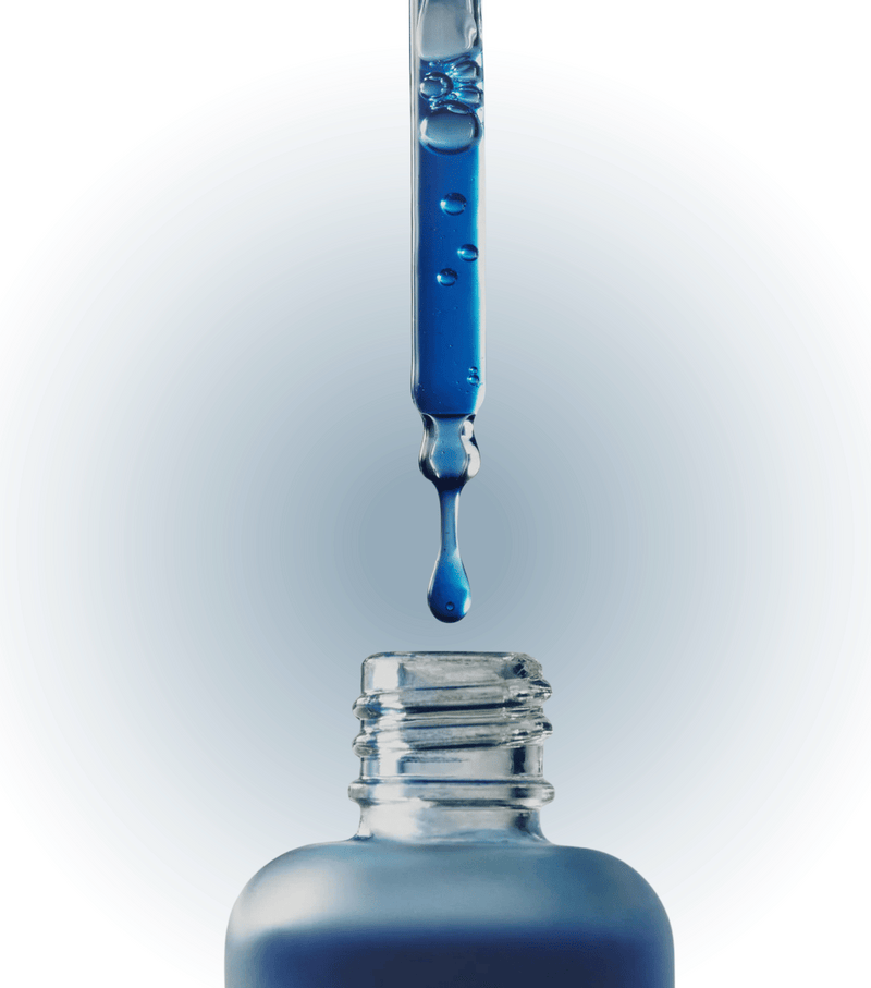 När bild på Blue serum från Face formula. Anti Age och fukt serum 