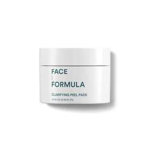 Face formula peeling pads för akne eller en obalancerad hud med pormaskar