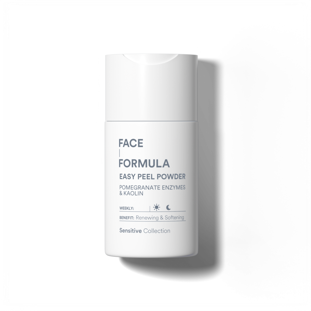 Easy peel powder - peeling från Face formula fd. Elixir, Enzympeeling med kalolin och salisylsyra