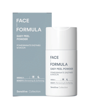 Easy Peel Powder från Face Formula,  60 g enzympeeling med kaolin och salicylsyra. 