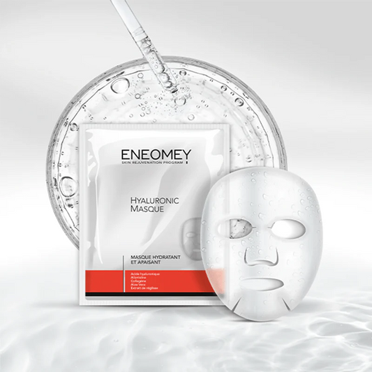 Textur på sheet mask hyaluronic från eneomey