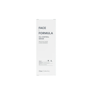 Oil Control Serum förpackning - Face formula serum får oljig hud eller obalanserad hud och akne