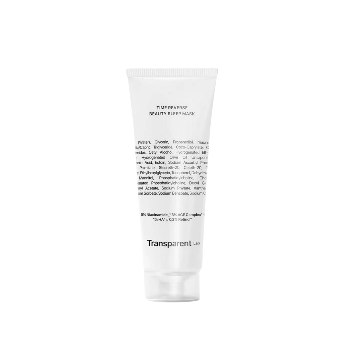 transparent lab - sovmask Beauty sleep mask