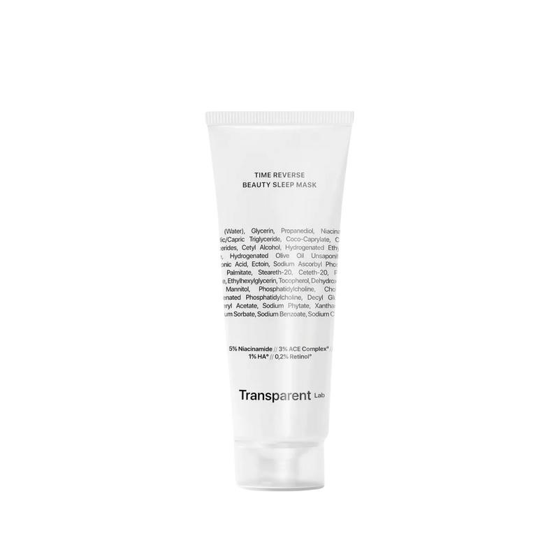 transparent lab - sovmask Beauty sleep mask