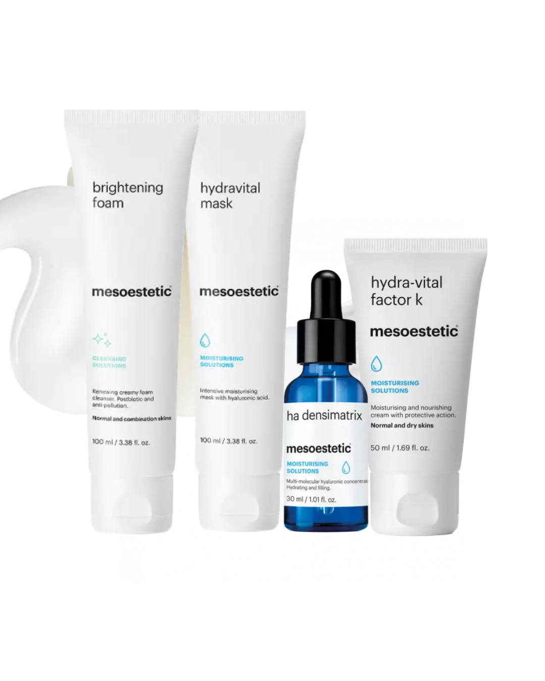 Hudvårdskit för en hud som behöver fukt