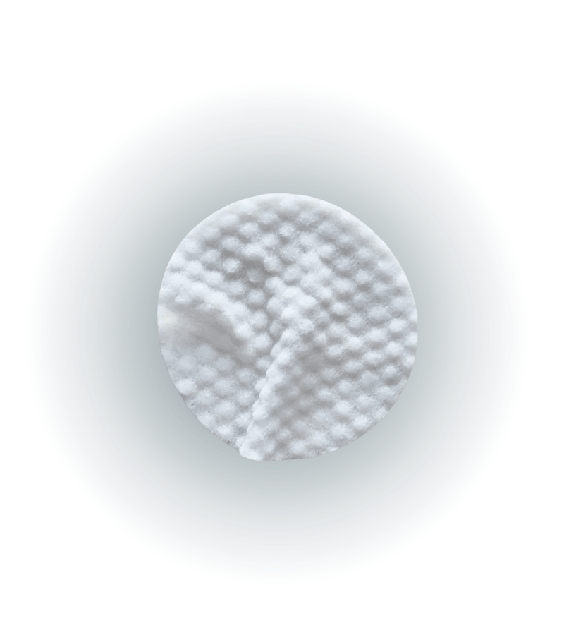 Texturen på peeling pads för akne från face formula